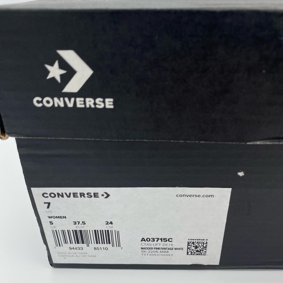 Converse Chuck Taylor All Star Lift 2X Platform High Iridescent - Picture 8 of 8